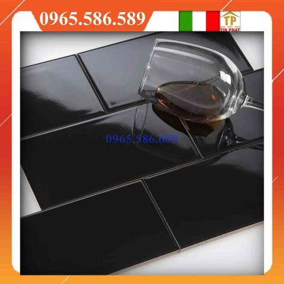 Gạch thanh 10x20 mosaic vát cạnh đen VIN12T05 - Ảnh 6