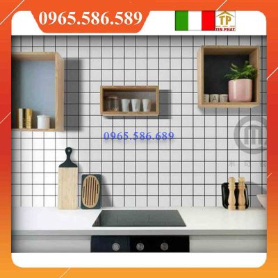 Gạch mosaic 10x10 trắng mờ VIN1101