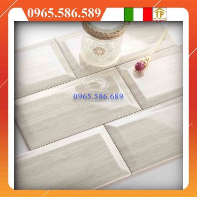 Gạch 10x20 mosaic vát cạnh màu xám VIN12T02