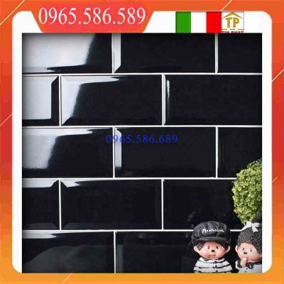 Gạch mosaic 75x300mm đen VINT75302
