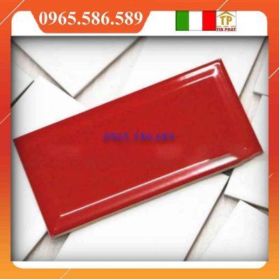Gạch thanh vát cạnh màu đỏ VINT16