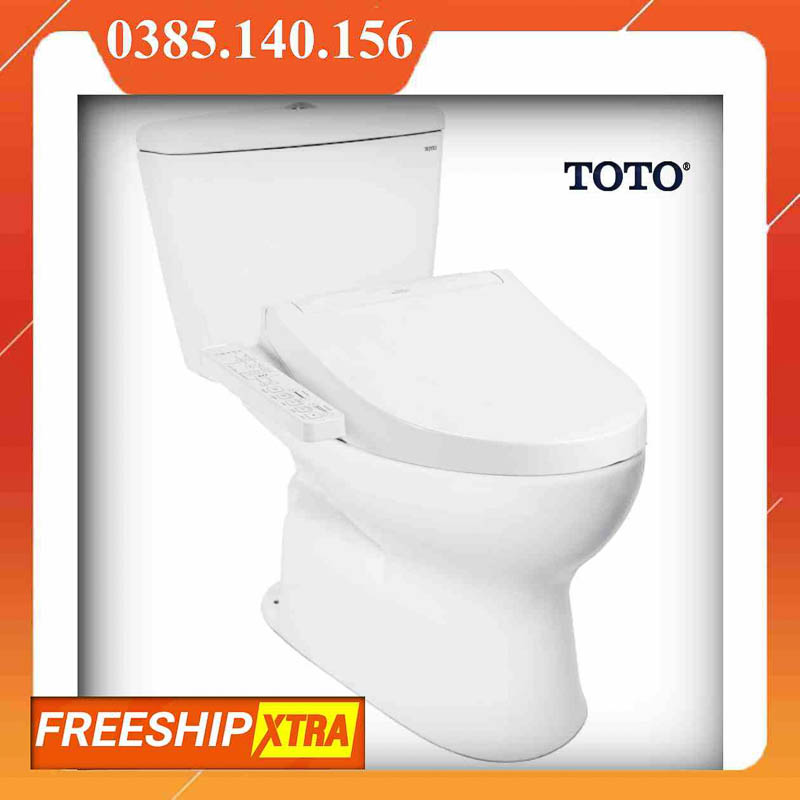Bồn cầu Toto CS300DW16Y1W điện tử 2 khối