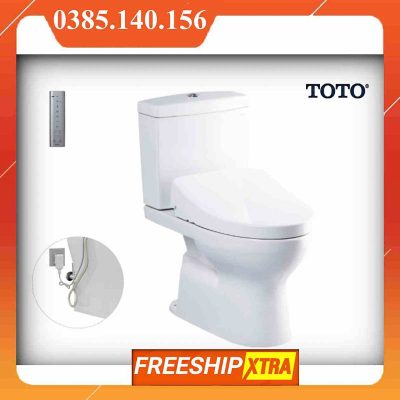 Bồn cầu Toto CS320DRW11 W điện tử 2 khối