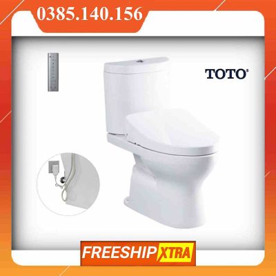 Bồn cầu Toto CS325DRW11 W điện tử 2 khối