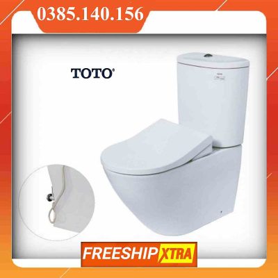 Bồn cầu Toto CS761DE5 XW điện tử 2 khối