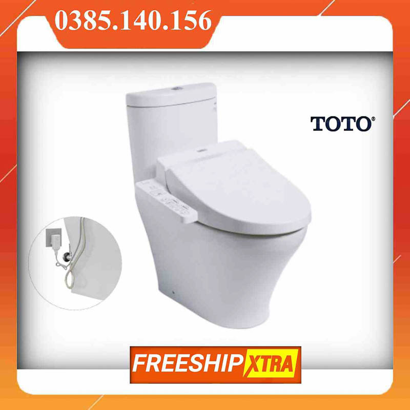 Bồn cầu Toto CS818DW7 XW 2 khối điện tử