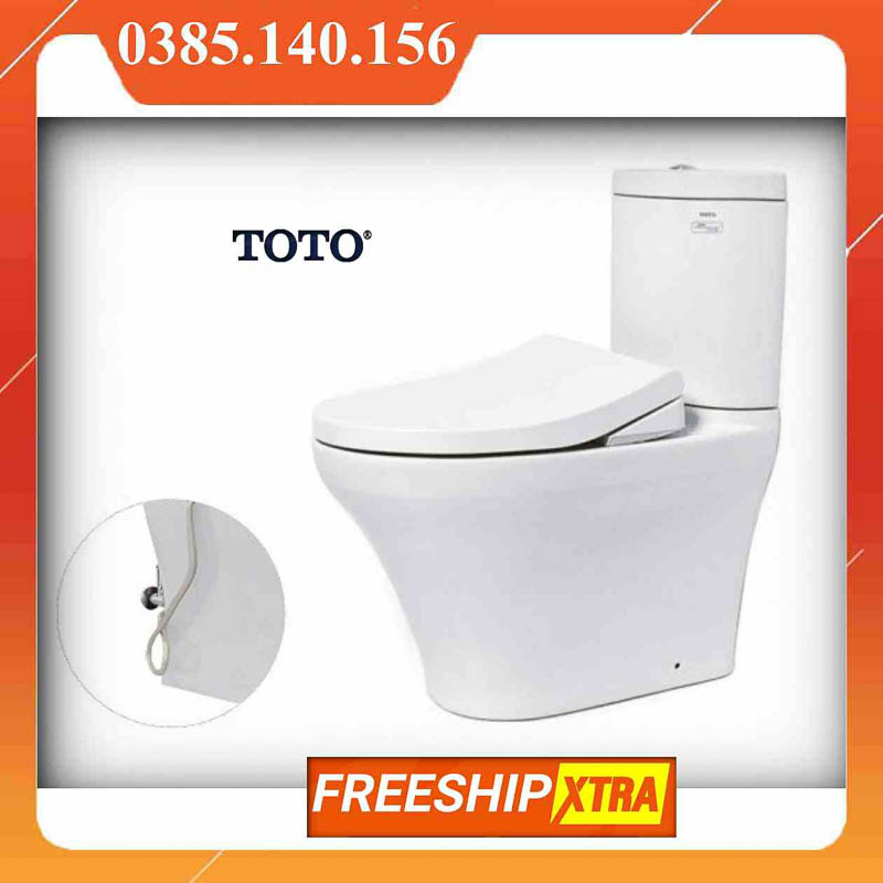 Bồn cầu Toto CS819DSE4 XW 2 khối điện tử