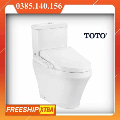 Bồn cầu Toto CS945PDW16 W 2 khối điện tử