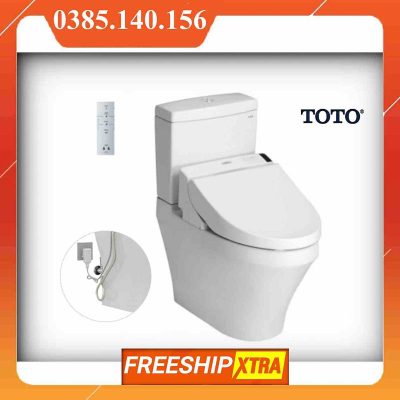 Bồn cầu Toto CS948DW6 XW 2 khối điện tử