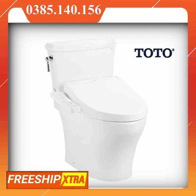 Bồn cầu Toto CS986CGW17 XW 2 khối điện tử