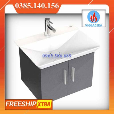 Chậu rửa Lavabo liền tủ Viglacera CB70