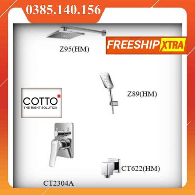 Sen âm tường COTTO CT2304A-Z95-CT622-Z89 Nóng lạnh
