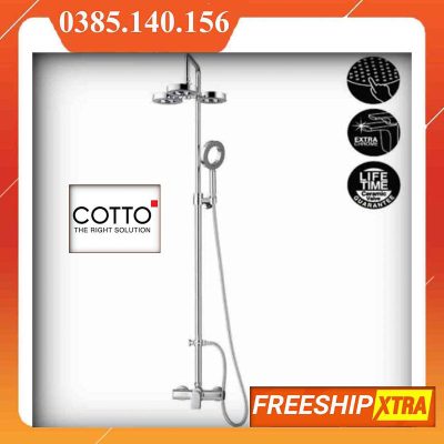 Sen cây tắm COTTO CT2071W Soprano Nóng Lạnh - Ảnh 3