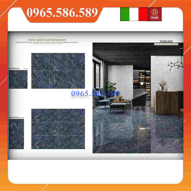 Gạch 80x80 và 60x120 thạch anh Prime 8183