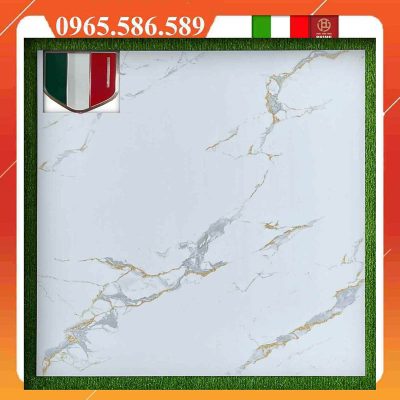 Gạch 60x60 trắng xám Calacata M6011
