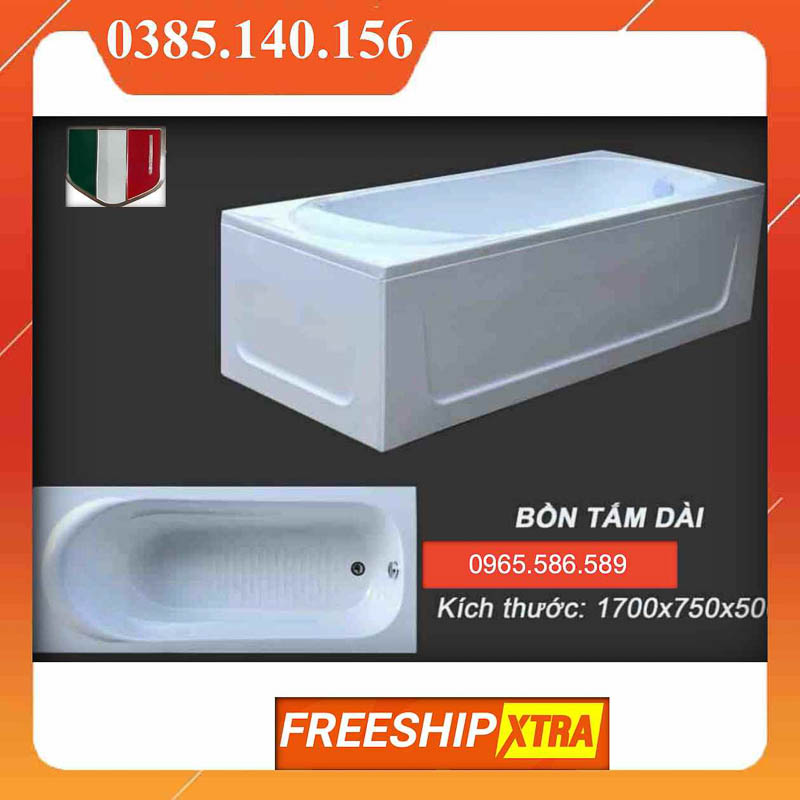 Bồn tắm nằm dài massage