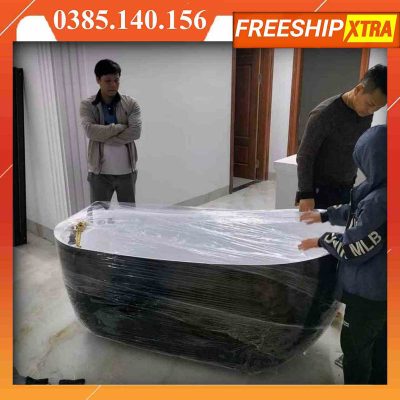 Alternative view of Bồn tắm Cá heo massage màu đen - hồng - vàng - trắng