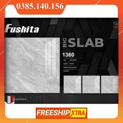 Gạch 1mx1m Fushita 1360 màu xám