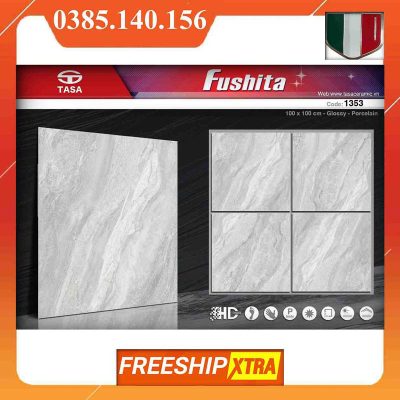 Alternative view of Gạch 1mx1m Fushita 1353 bóng màu xám