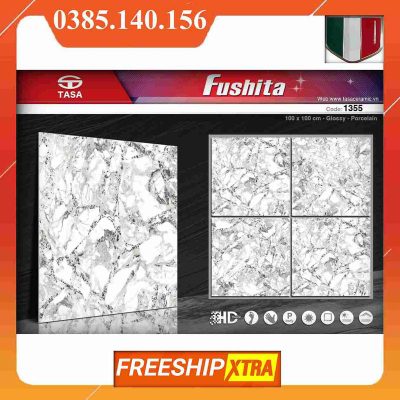 Alternative view of Gạch 1mx1m Fushita 1355 vân vàng