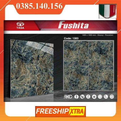 Alternative view of Gạch 1mx1m Fushita 1383 màu xanh rêu