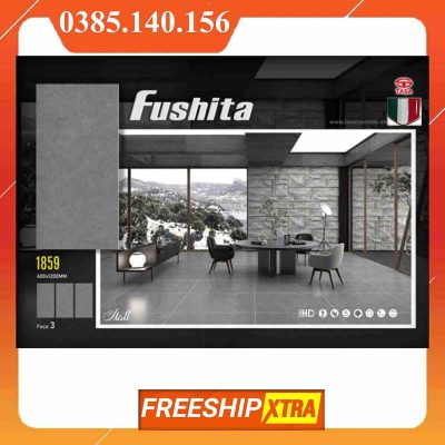 Gạch 60x120 Fushita-1859 đá mờ xám xi măng