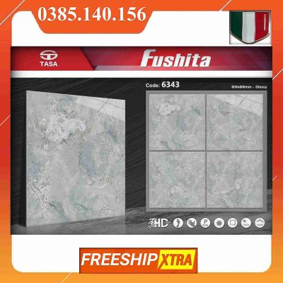 Gạch 60x60 Fushita 6342 đá bóng kính