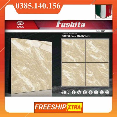 Gạch 80x80 Fushita 8964 tông màu vàng