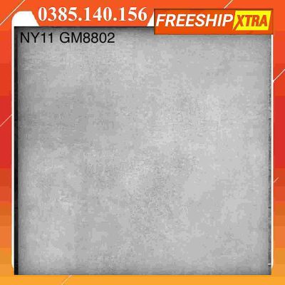 Gạch 80x80 Eurotile Viglacera NY11-GM-8802 đá mờ xám nhạt
