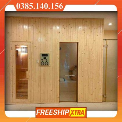 Lắp đặt Phòng xông hơi khô - ướt gỗ thông cao cấp tp.hcm