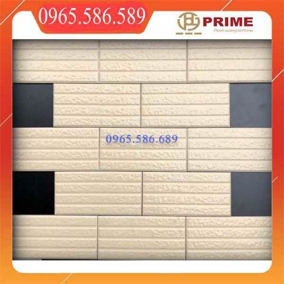 Gạch ốp trang trí 10x20 Prime 9201 màu vàng kem