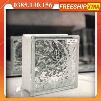 Gạch kính tinh thể băng lấy sáng ICE CRYSTAL