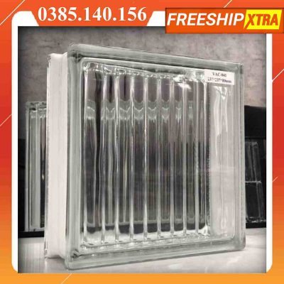 Gạch kính đường kẻ dọc Line Clear lấy sáng
