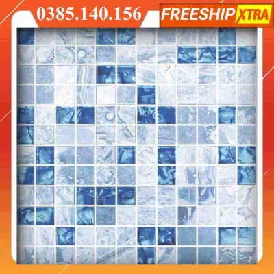 Alternative view of Gạch 20x20 Đồng Tâm 2020MARINA004 màu xanh nhạt hồ bơi