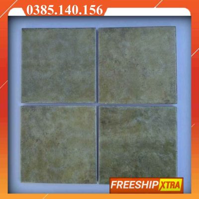 Gạch mosaic gốm 123x123 mm vuông VIN123G04 màu xám rêu