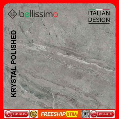 Gạch Italy 120x120 BELLISSIMO BL12001 vân đá màu xám