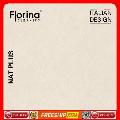 Gạch Italy 120x120 FLORINA FL12HE1 màu vàng kem mịn