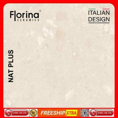 Gạch Italy 120x120 FLORINA FL12HI1 màu vàng kem mịn