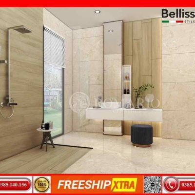 Gạch Italy 60x120 ROMARIO V126J939P màu vàng kem bóng