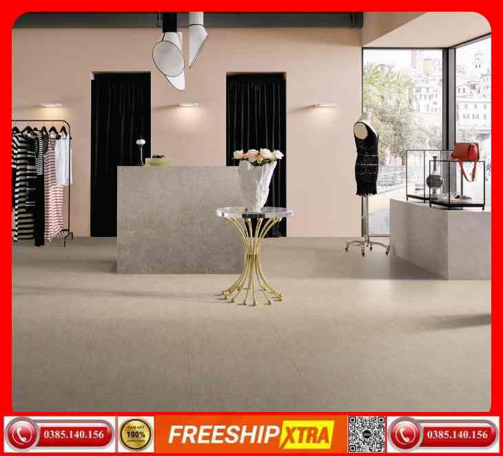 Gạch 60x60 Eurotile Granite Đan Vi-DAV-H04 màu nâu kem