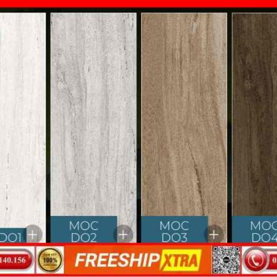 Gạch 30x90 Eurotile Mộc Châu-MOC-D04 vân gỗ màu nâu