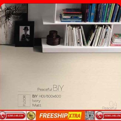 Gạch 60x60 Eurotile Granite Bình Yên BIY-H01 màu kem