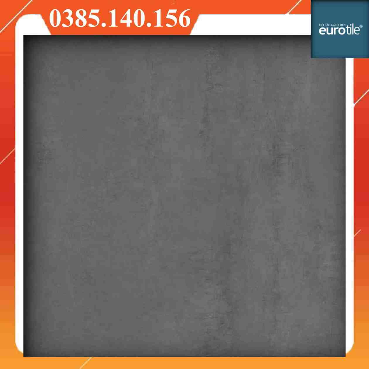 Gạch 80x80 Eurotile Hội An HOA-E02 màu xám xi măng - Ảnh 2