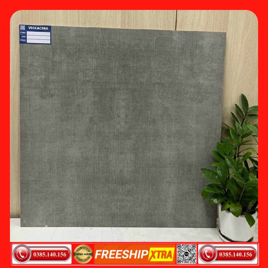 Gạch 60x60 Eurotile ATP606 màu xám bê tông - Ảnh 2