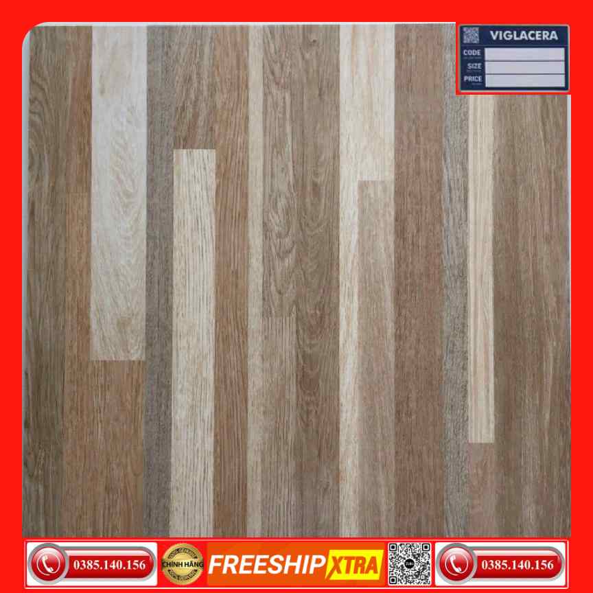 Gạch 60x60 Eurotile VG6008-ATP vân gỗ mờ mịn