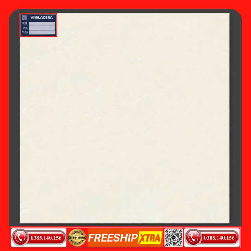 Gạch 80x80 Eurotile TB823 màu vàng kem bóng kính