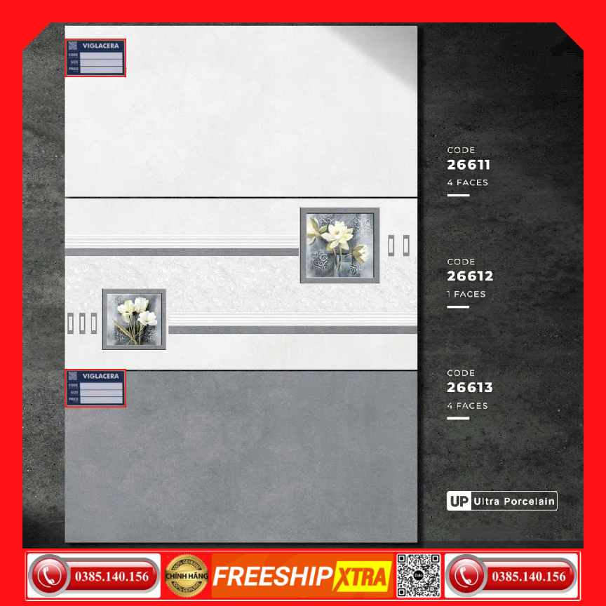 Gạch 30x60 Eurotile 26611-26612-26613