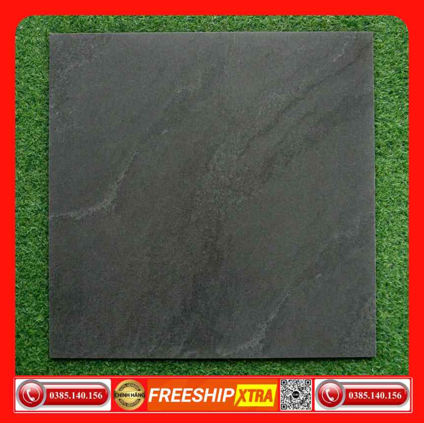 Gạch 60x60 Eurotile Feliz 66606 đá mờ matt xám đậm