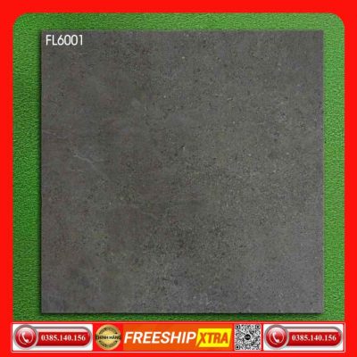 Gạch 60x60 Eurotile Feliz FL6001 đá mờ xám đậm