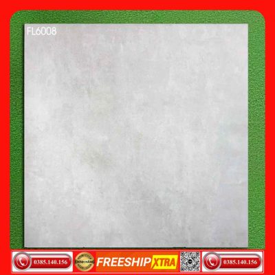 Gạch 60x60 Eurotile Feliz FL6008 màu xám mờ mịn